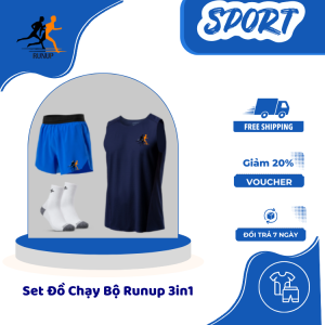 Set Đồ Chạy Bộ Runup 3in1