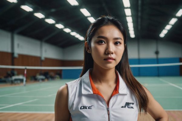 Quần áo thể thao nữ đánh cầu lông, trang phục thi đấu năng động