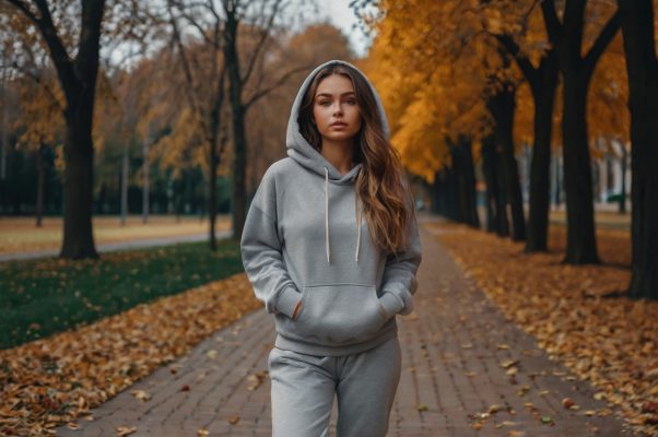 Phối đồ thể thao nữ cùng hoodie cá tính